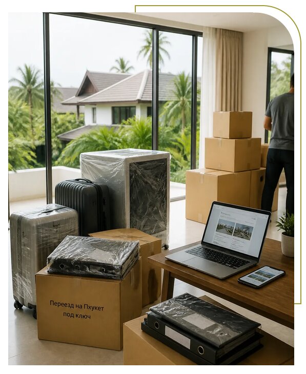 Переезд под ключ на Пхукете из Губкина, услуги от 152370 р. | коПхукет-Гбк